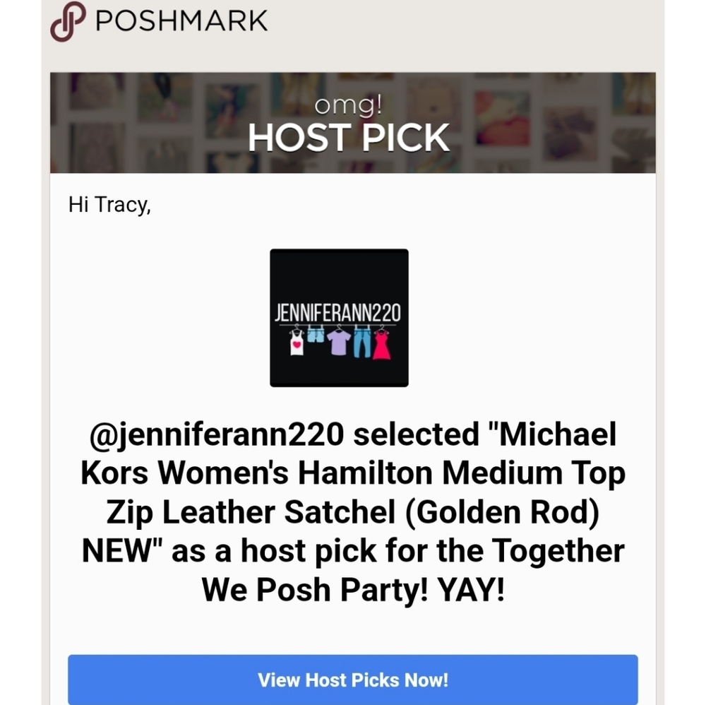 Michael Kors Women's Hamilton Medium HOST PICK (Golden Rod) NEW - Picture 2 of 12